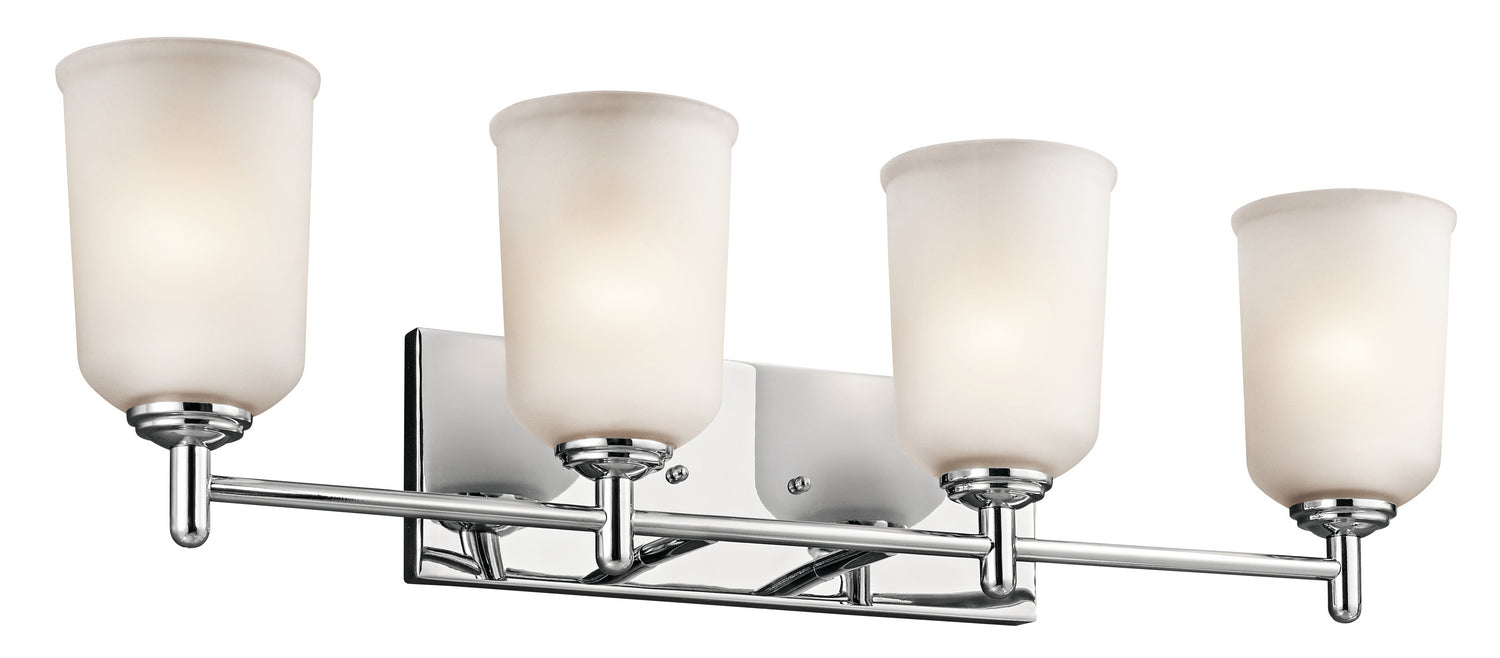 Kichler 45575CH Four Light Bath, Chrome