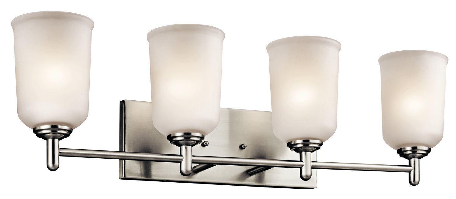 Kichler 45575NI Four Light Bath, Brushed Nickel