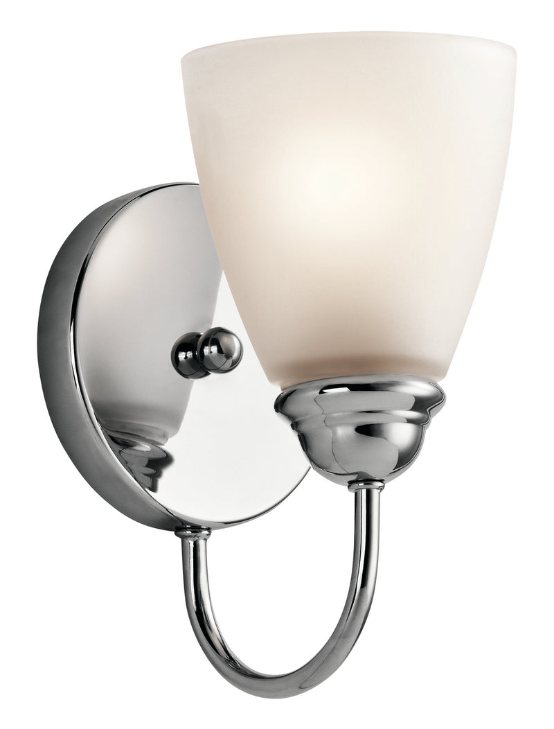 Kichler 45637CH One Light Wall Sconce, Chrome