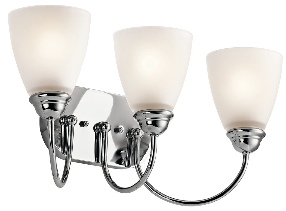 Kichler 45639CH Three Light Bath, Chrome