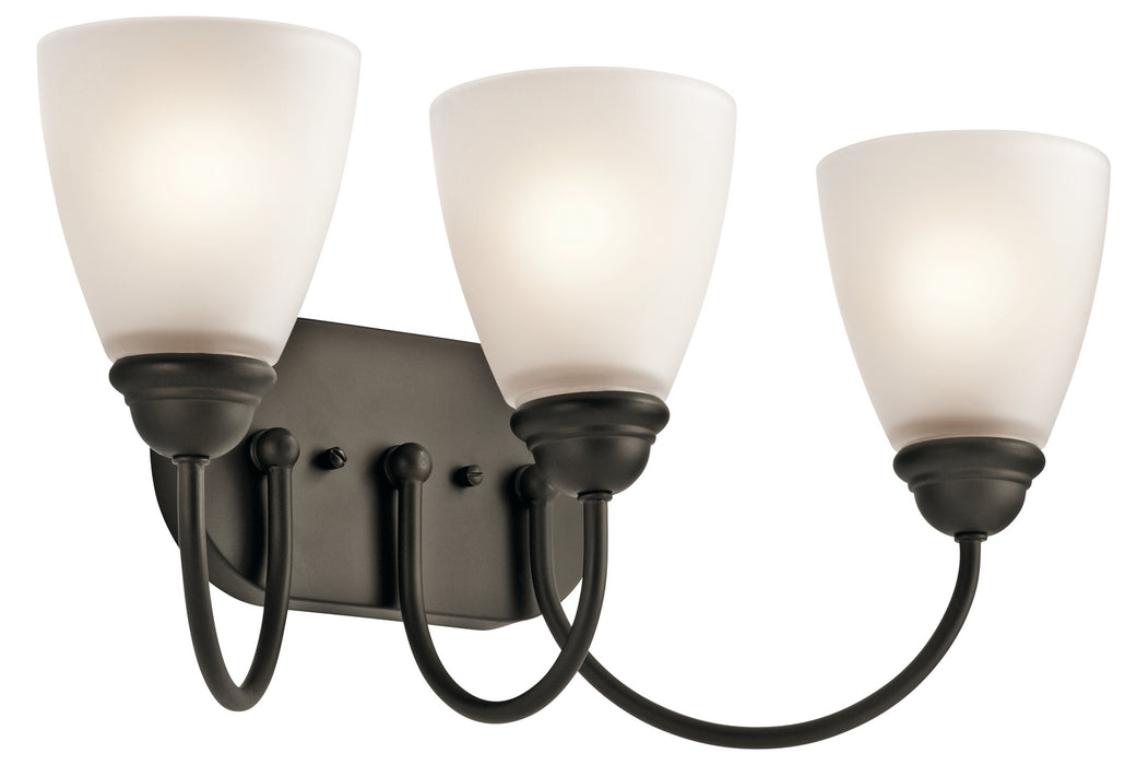 Kichler 45639OZ Three Light Bath, Olde Bronze