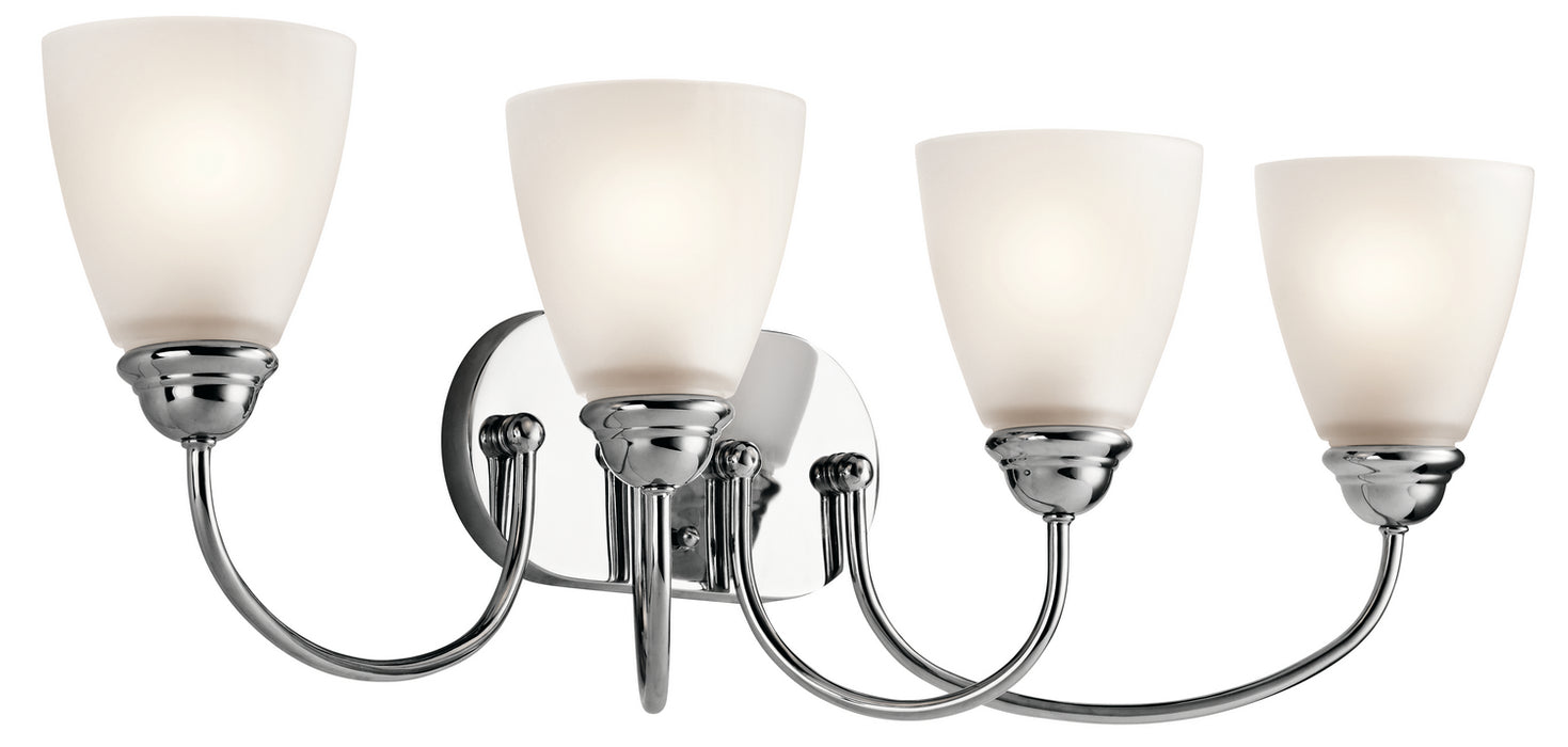 Kichler 45640CH Four Light Bath, Chrome