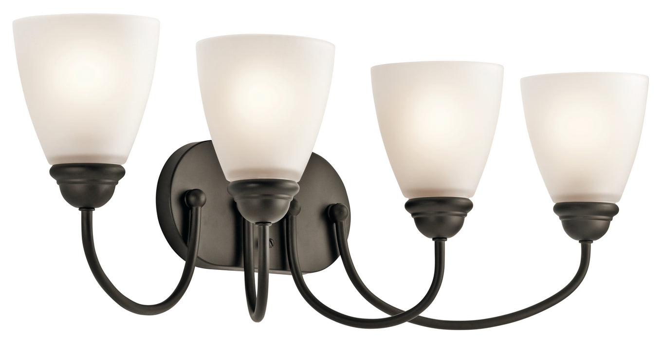 Kichler 45640OZ Four Light Bath, Olde Bronze