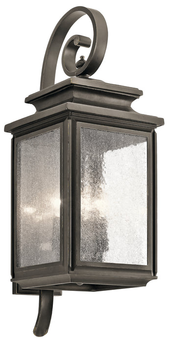 Kichler 49503OZ Four Light Outdoor Wall Mount, Olde Bronze