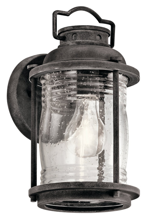 Kichler 49569WZC One Light Outdoor Wall Mount, Weathered Zinc