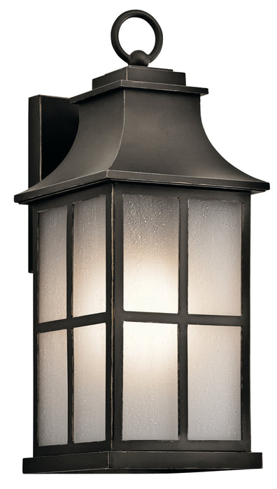 Kichler 49580OZ One Light Outdoor Wall Mount, Olde Bronze