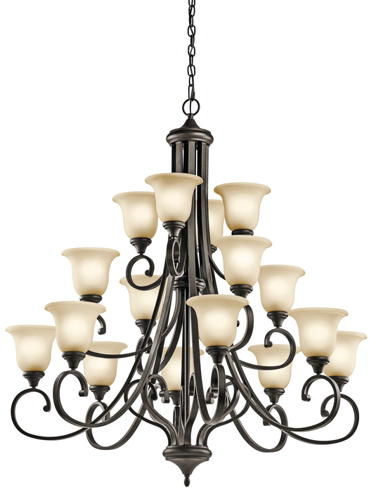 Kichler 43192OZ 16 Light Chandelier, Olde Bronze