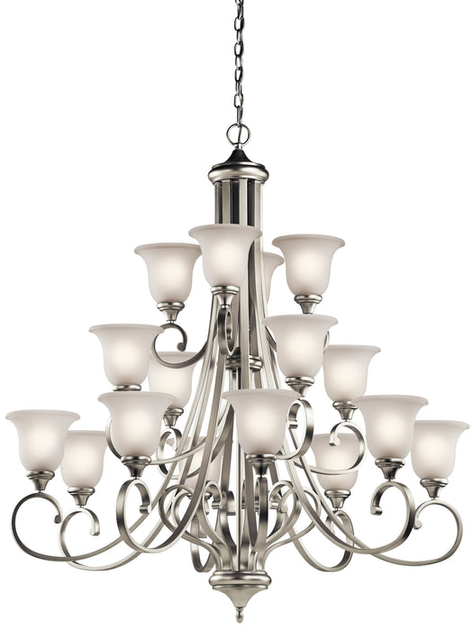 Kichler 43192NI 16 Light Chandelier, Brushed Nickel
