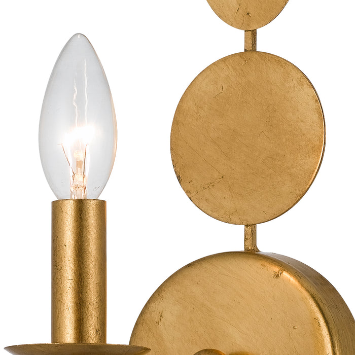 Crystorama 541-GA One Light Wall Sconce, Antique Gold