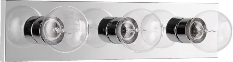Quorum 5016-3-14 Three Light Vanity Light, Chrome