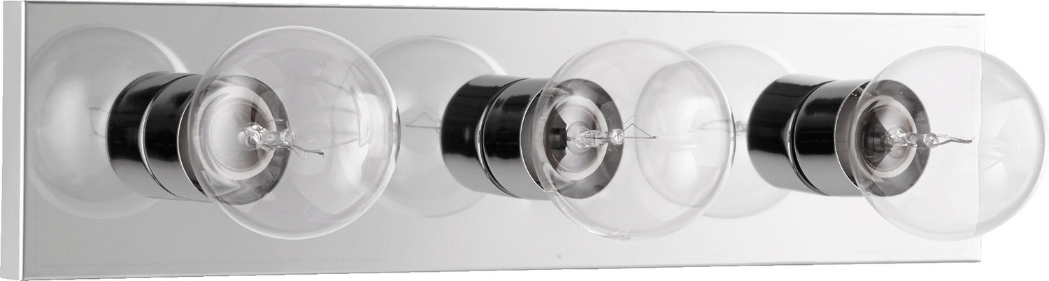Quorum 5016-3-14 Three Light Vanity Light, Chrome