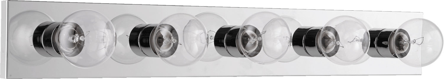 Quorum 5016-5-14 Five Light Vanity Light, Chrome