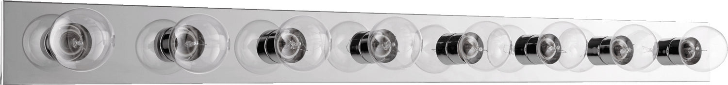 Quorum 5016-8-14 Eight Light Vanity Light, Chrome