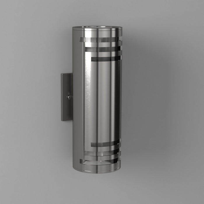 Artcraft AC8005SS Two Light Outdoor Wall Mount, Stainless Steel