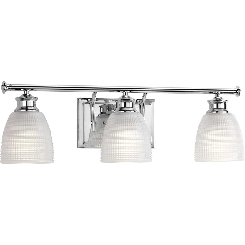 Progress Lighting P2117-15 Three Light Bath, Polished Chrome