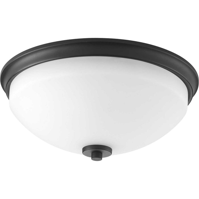 Progress Lighting P3423-31 Two Light Flush Mount, Black