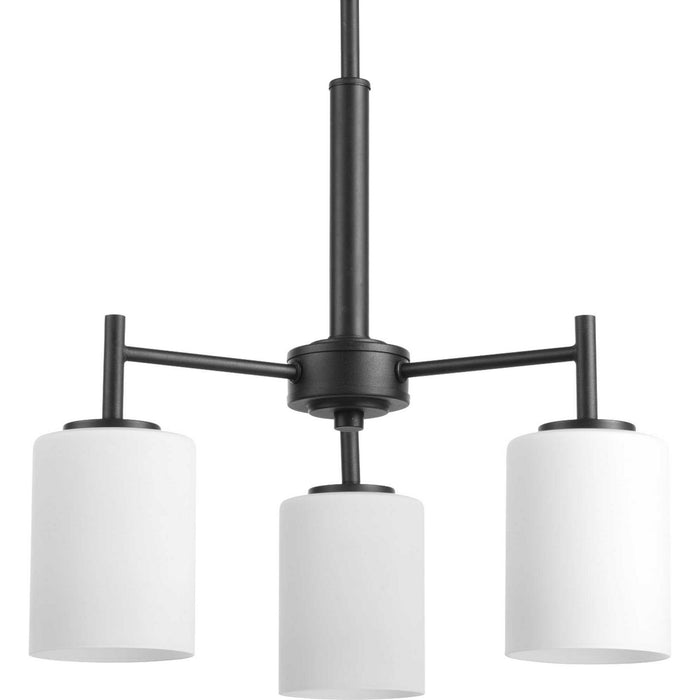 Progress Lighting P4318-31 Three Light Chandelier, Black