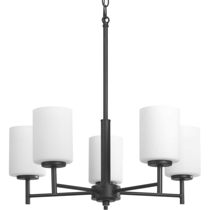 Progress Lighting P4319-31 Five Light Chandelier, Black