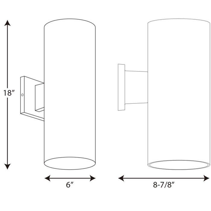 Progress Lighting P5642-30/30K LED Cylinder, White