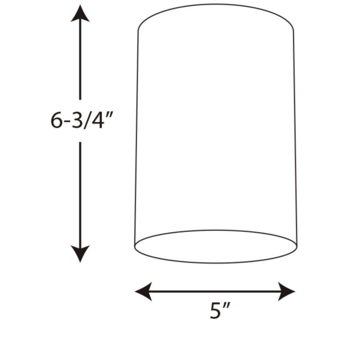 Progress Lighting P5774-30/30K LED Cylinder, White