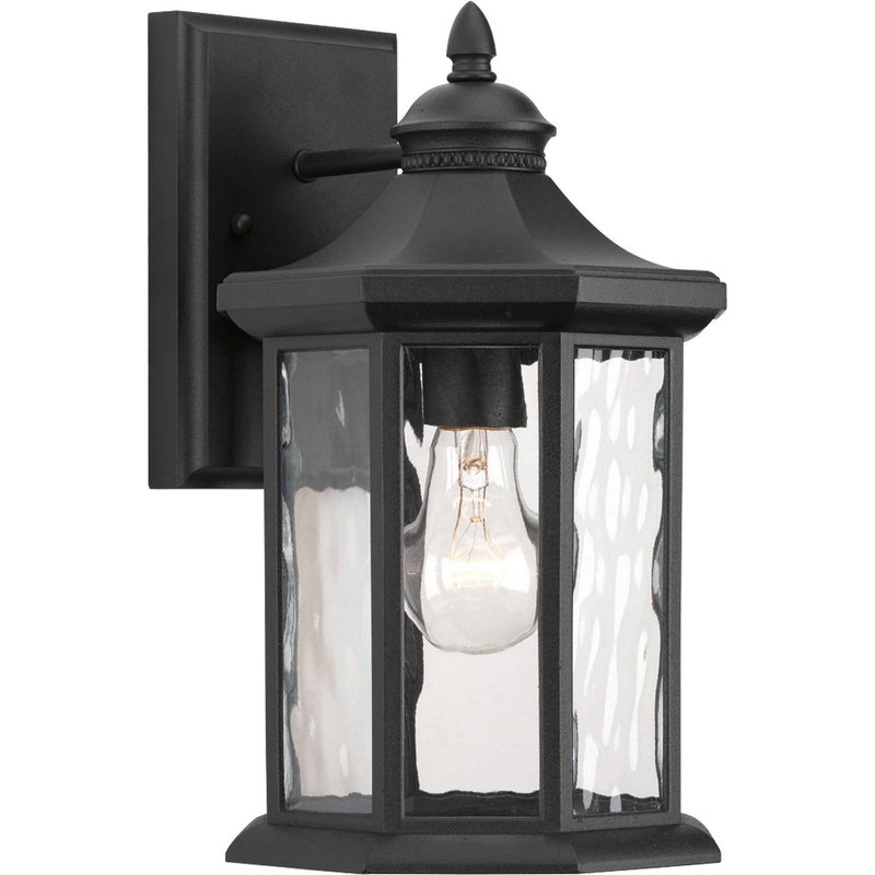 Progress Lighting P6071-31 One Light Wall Lantern, Black