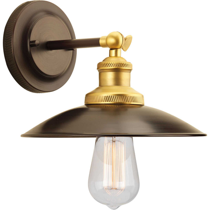 Progress Lighting P7156-20 One Light Wall Sconce, Antique Bronze