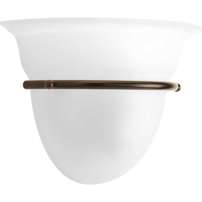 Progress Lighting P7185-20 One Light Wall Sconce, Antique Bronze
