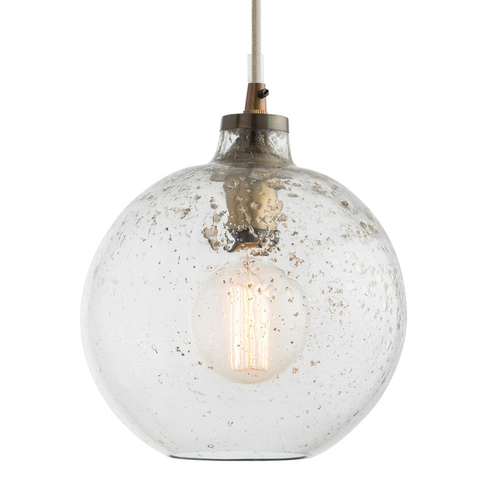 Arteriors 44082 One Light Pendant, Sand Infused Glass