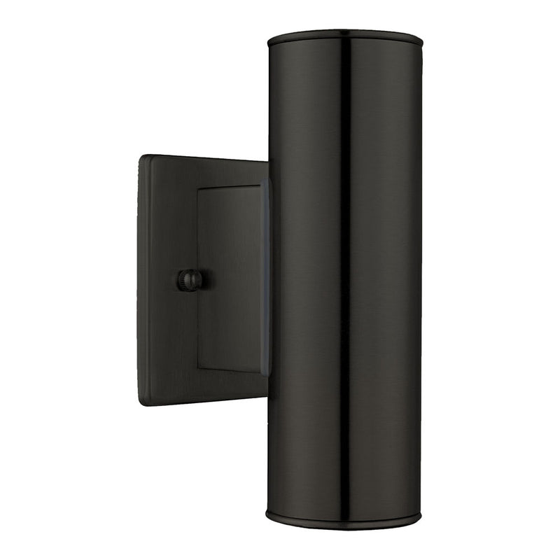 Eglo USA 200033A Two Light Outdoor Wall Mount, Matte Black