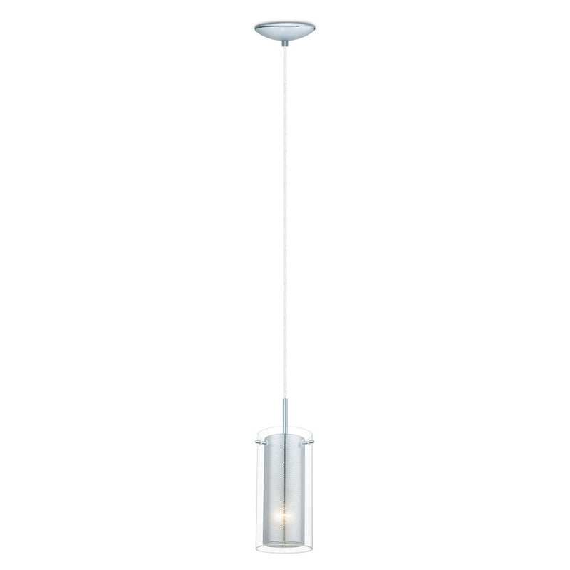 Eglo USA 92845A One Light Pendant, Chrome