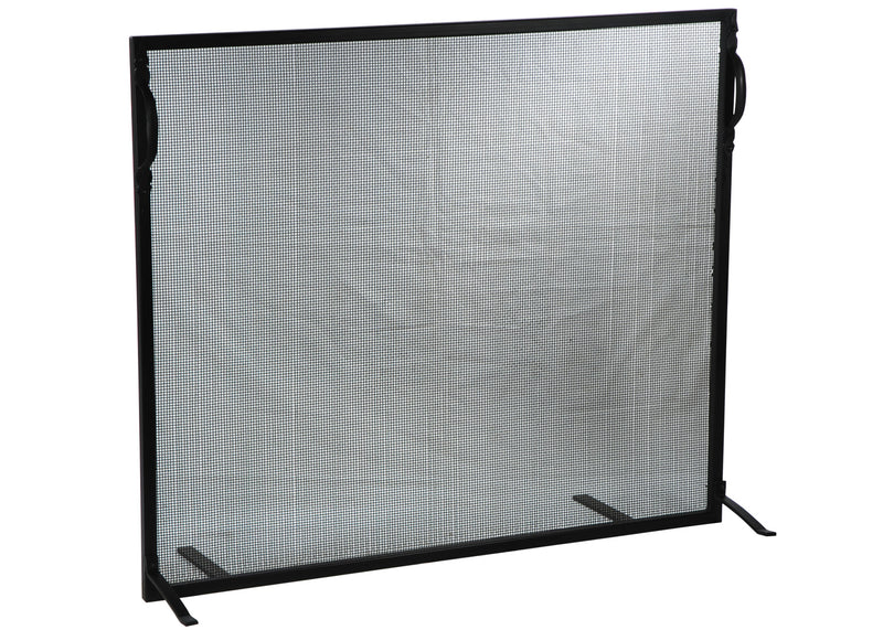 Meyda Tiffany 130630 Fireplace Screen, Textured Black