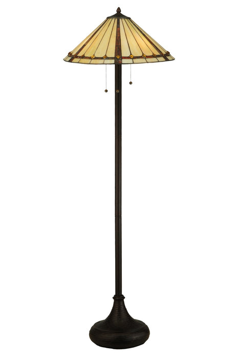 Meyda Tiffany 130742 Floor Lamp, Mahogany Bronze