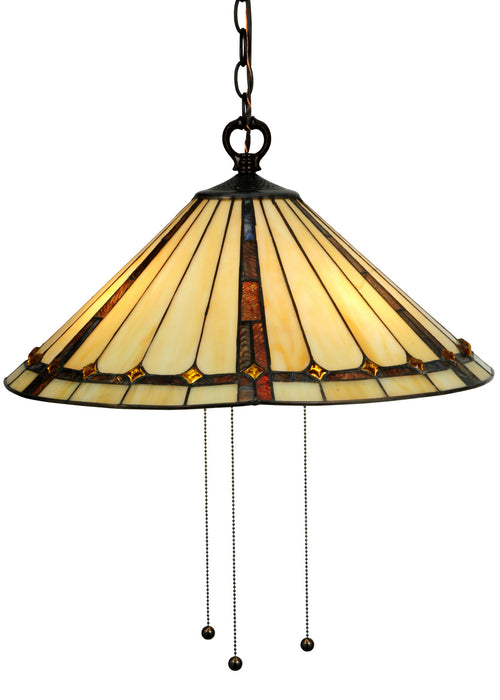 Meyda Tiffany 130744 20"Pendant, Mahogany Bronze