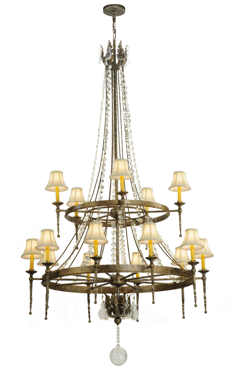 Meyda Tiffany 132050 15 Light Chandelier, Corinth