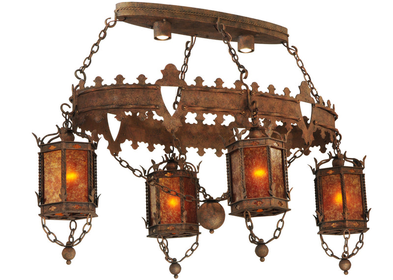 Meyda Tiffany 132229 Six Light Chandelier, Roccoco