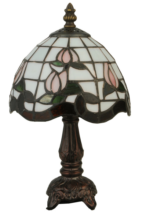 Meyda Tiffany 132340 One Light Mini Lamp, Timeless Bronze,Custom