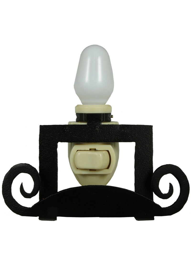 Meyda Tiffany 132611 Night Light, Textured Black