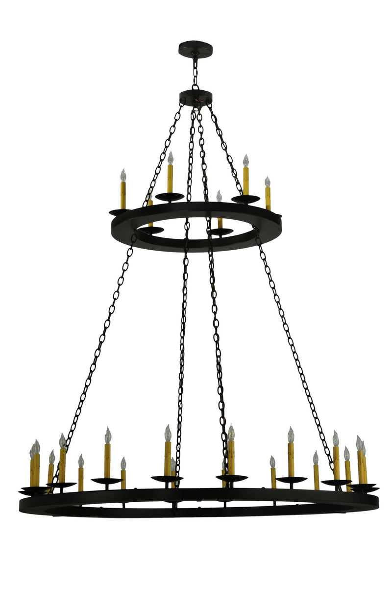 Meyda Tiffany 133121 24 Light Chandelier, Timeless Bronze