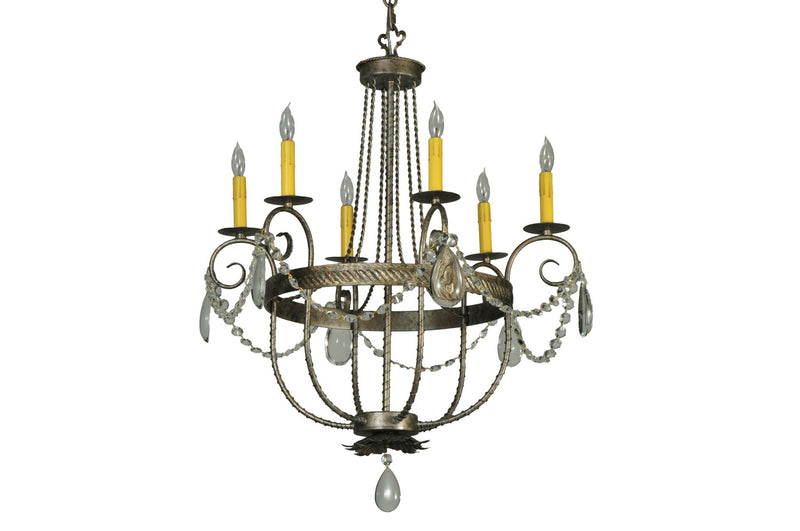 Meyda Tiffany 133148 Six Light Chandelier, Corinth