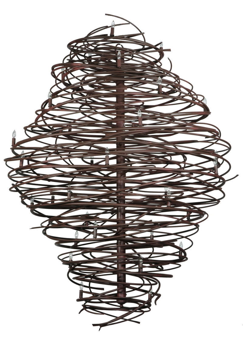Meyda Tiffany 133177 36 Light Chandelier, Cafe Noir Rust