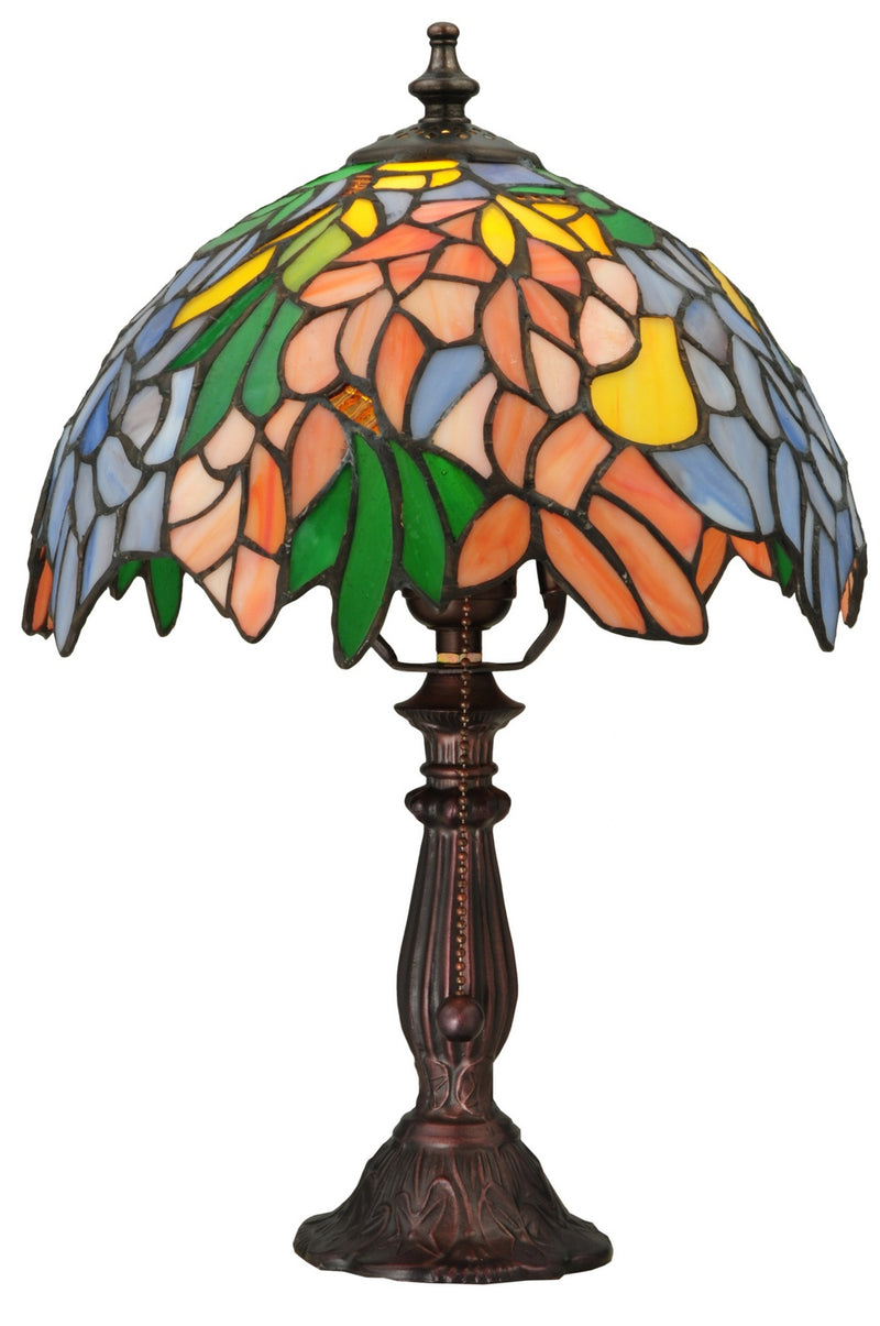 Meyda Tiffany 133348 One Light Accent Lamp, Mahogany Bronze