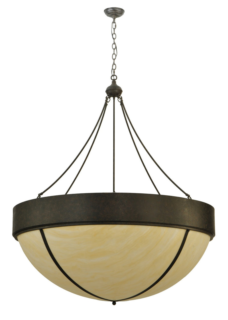 Meyda Tiffany 133384 Ten Light Inverted Pendant, Coffee Bean