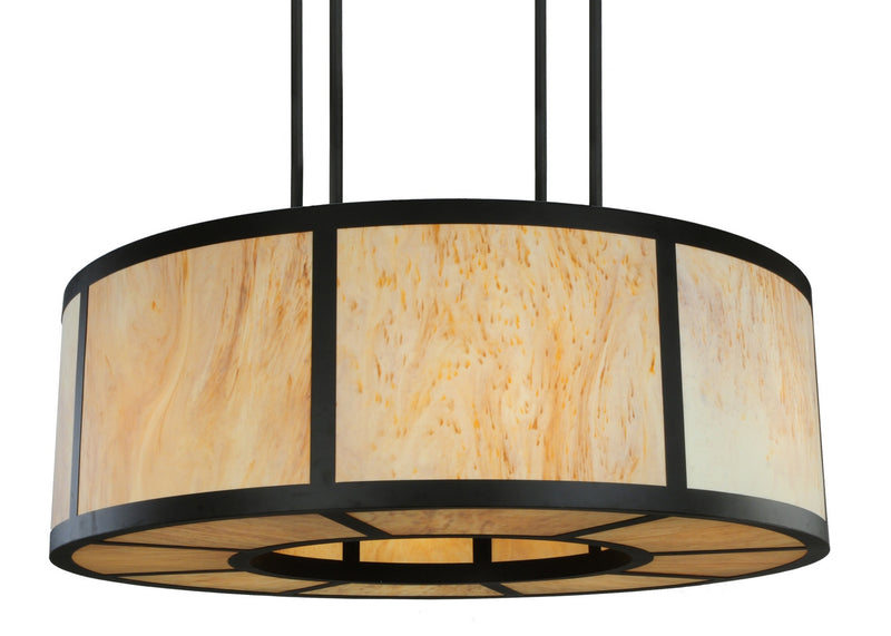 Meyda Tiffany 133457 16 Light Semi-Flushmount, Oil Rubbed Bronze