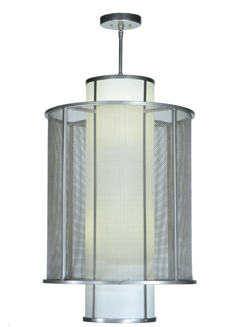 Meyda Tiffany 133461 Four Light Pendant, Nickel