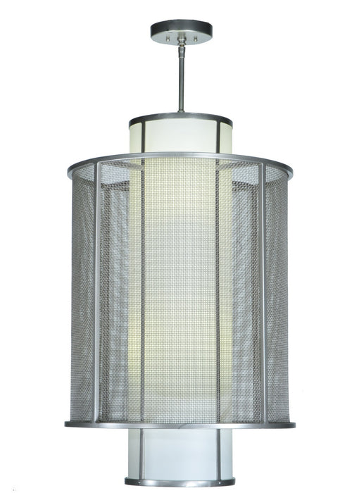 Meyda Tiffany 133461 Four Light Pendant, Nickel