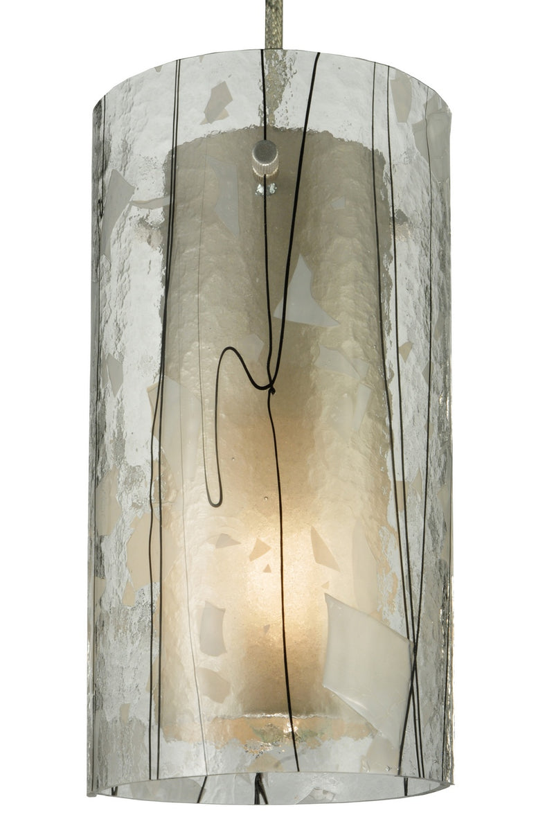 Meyda Tiffany 133572 One Light Mini Pendant, Nickel