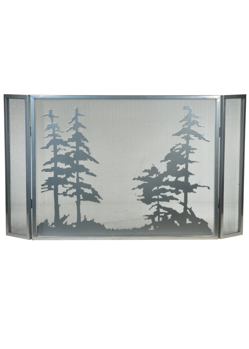 Meyda Tiffany 133721 Fireplace Screen, Extreme Chrome
