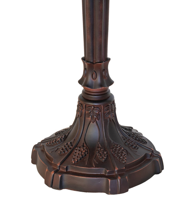 Meyda Tiffany 134538 Two Light Table Lamp, Mahogany Bronze