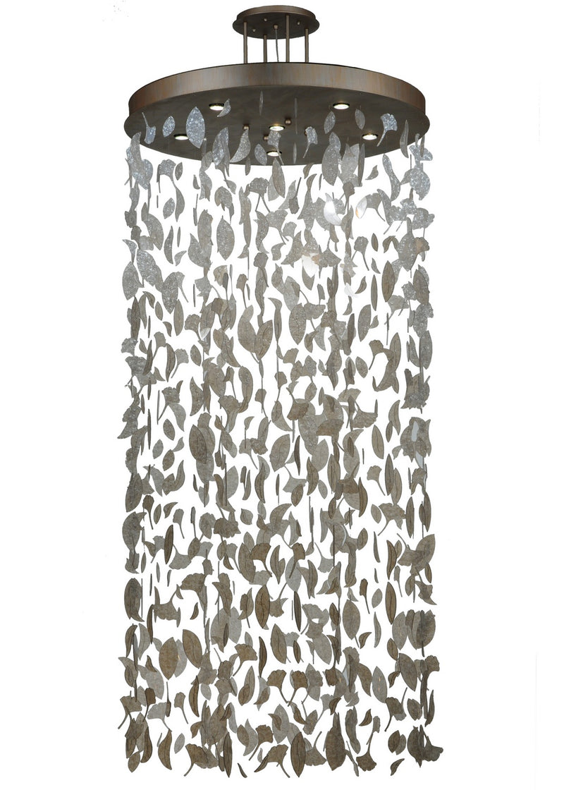 Meyda Tiffany 134925 Six Light Pendant, Champagne Metallic