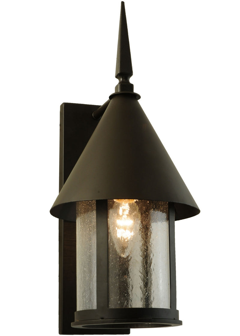 Meyda Tiffany 135454 One Light Wall Sconce, Craftsman Brown
